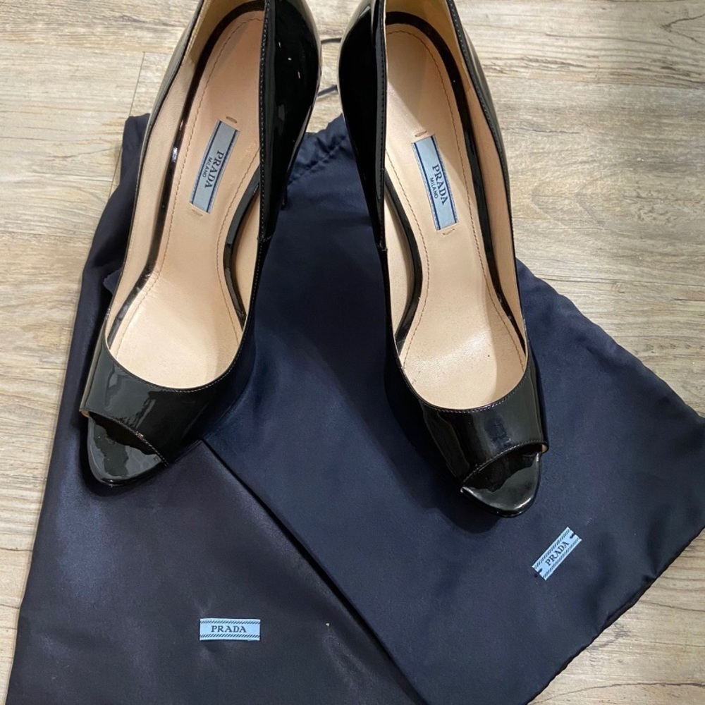 Prada Peep Toe Heels 41